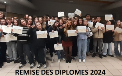 Remise des diplômes